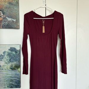 SKIMS Long Sleeve Lounge Dress